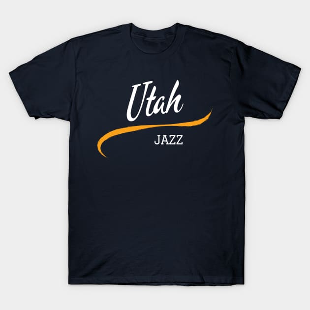 Utah Jazz UTH T-Shirt by CityTeeDesigns